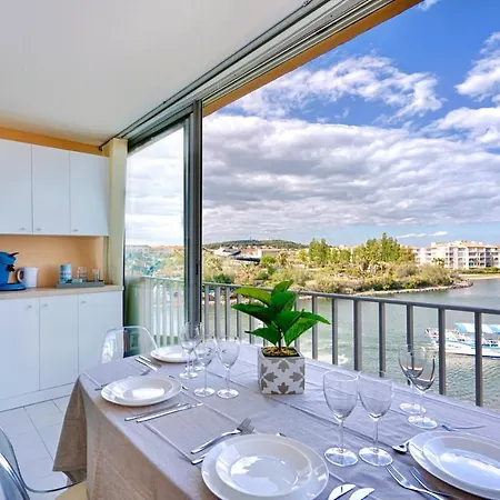 6 Pers Vue Mer-piscine-parking-clim-wifi Apartamento Agde